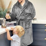 Men's Personalised Dressing Gown, thumbnail 1 of 3