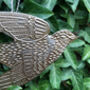 Small Silver Pressed Metal Dove Decoration, thumbnail 1 of 2