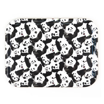 Embarrassment Of Pandas Print Small Tray, 6 of 9
