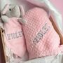 Baby Girl Blanket And Elephant Comforter, thumbnail 1 of 4