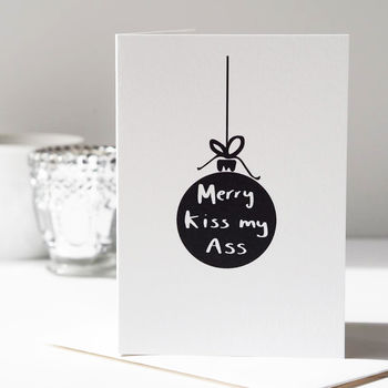 Rude Sweary Bauble Christmas Cards, 5 of 5