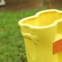 Personalised Large Yellow Welly Boots Planter, thumbnail 4 of 11