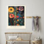 Gustav Klimt Midnight Flower Art Print, thumbnail 2 of 3