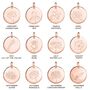 Personalised Birth Flower Necklace 18 K Rose Gold Plate, thumbnail 7 of 10