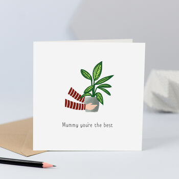 House Plant Card For Mum, 4 of 5