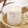 Birthday Gift For Her Muted Script Message Candle, thumbnail 1 of 10