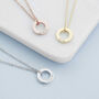 Personalised Mini Ring Necklace, thumbnail 2 of 8