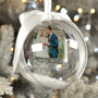First Christmas Married Snowy Acrylic Christmas Bauble, thumbnail 1 of 7