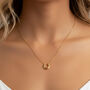 Gold Or Silver Women’s Chunky Horseshoe Pendant Necklace, Minimalist Jewellery, thumbnail 4 of 7