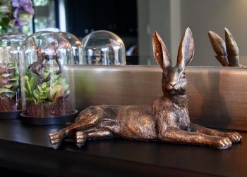 resin hare statues