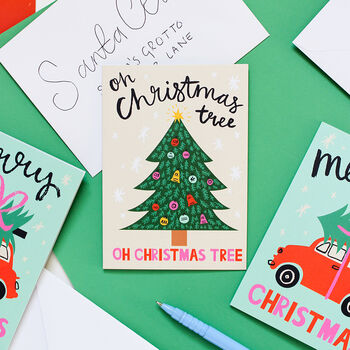 Oh Christmas Tree, Christmas Card, 2 of 2