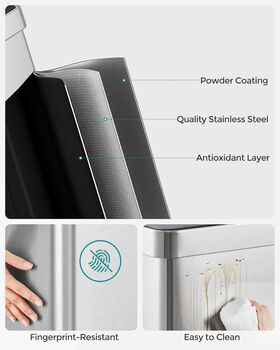 Double Kitchen Bin Recycling Pedal Bin, 6 of 7