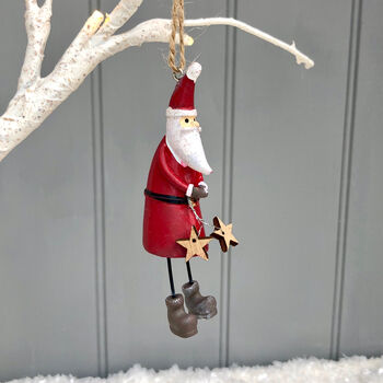 Christmas Santa Hanging Decoration, 3 of 4