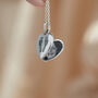 Personalised Silver Heart Print Locket, thumbnail 4 of 9