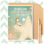 Cute New Baby Congratulations Card Gender Neutral, thumbnail 1 of 5