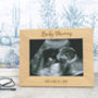 Baby Scan Solid Oak Photo Frame, thumbnail 1 of 3