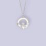 Sterling Silver Claddagh Necklace, thumbnail 4 of 12