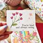 Plantable Wildflower Reasons I Love You And Card, thumbnail 4 of 7