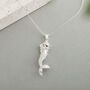 Sterling Silver Mermaid Necklace, thumbnail 1 of 2