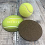 Personalised Tennis Ball Coaster, thumbnail 3 of 3