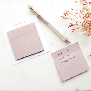Aesthetic Functional Square Sticky Notepad, 3 of 4