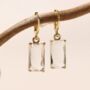 Delicate Gold Kate Charm Earrings, thumbnail 3 of 5