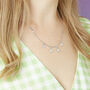 Personalised Starry Skies Initials Necklace, thumbnail 5 of 8