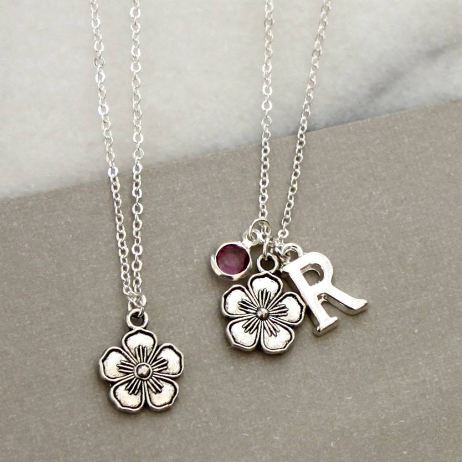 Flower Charm Necklace By Completely Charmed