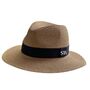 Personalised Summer Fedora Sun Straw Hat, thumbnail 7 of 9