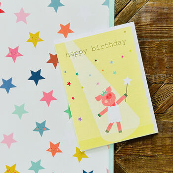 Piglet Happy Birthday Card, 3 of 5