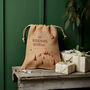 Personalised Christmas Hessian Sack Small Residence, thumbnail 4 of 4