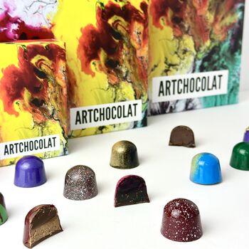 Luxury Chocolate Box, Six Chocolates, 2 of 2