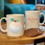 Christmas Pudding Golf Ball Christmas Mug, thumbnail 1 of 2