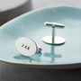 Personalised Oval Cufflinks, thumbnail 2 of 6