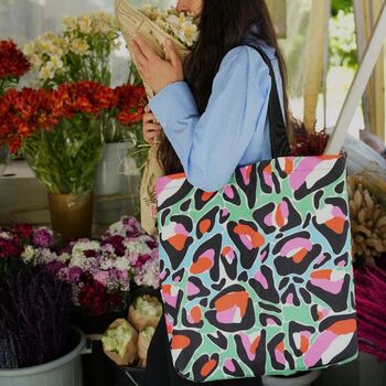 Leopard Print Tote Bag – Stylish And Spacious Carry All, 6 of 9