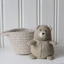 Soft Bear Toy In Basket, thumbnail 2 of 3