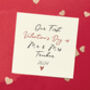 Our First Valentine's Day As Mr And Mrs Card, thumbnail 1 of 4