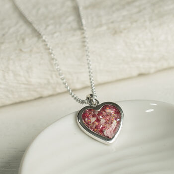 Memorial Ashes Heart Necklace, 2 of 6