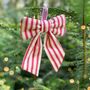 Bow Christmas Tree Decorations, thumbnail 1 of 6