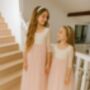 Mary Jane In Baby Pink ~ Party Or Flower Girl Dress, thumbnail 2 of 6