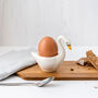 Handmade Ceramic White Swan Egg Cup, thumbnail 2 of 3