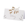 Gold Mistletoe Place Cards 12 Pack, thumbnail 2 of 2