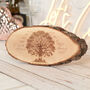 5th Wedding Anniversary Timeline Wood Slice, thumbnail 1 of 5