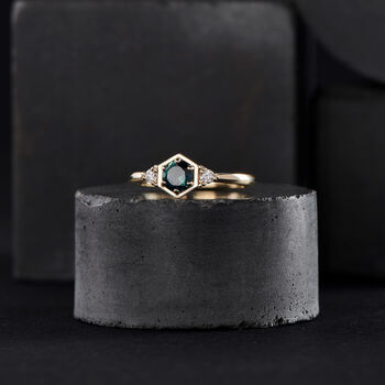 Ethical Sapphire Diamond Engagement Ring: Adaya, 6 of 6