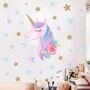 Unicorn And Stars Kid’s Room Decal Wall Stickers, thumbnail 4 of 5