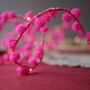 Mini Pink Snowball Fairy Lights, thumbnail 1 of 4