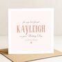 Best Friend On Wedding Day Personalised Card, Gift For Bride, thumbnail 2 of 8