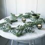 Mixed Faux Pine Light Up Garland, thumbnail 3 of 3