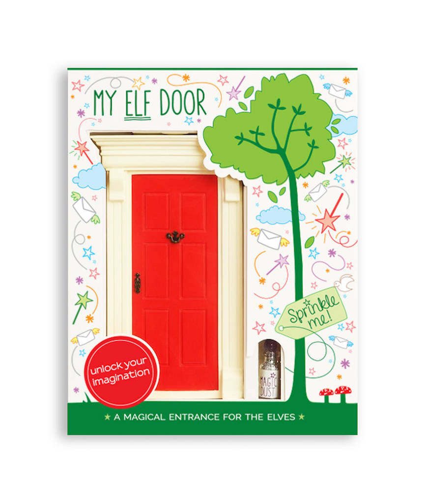 My Red Elf Door By Cheeky Elephant Notonthehighstreet Com