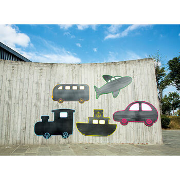 Outdoor Transport Chalkboards Set Of Five, 3 of 6